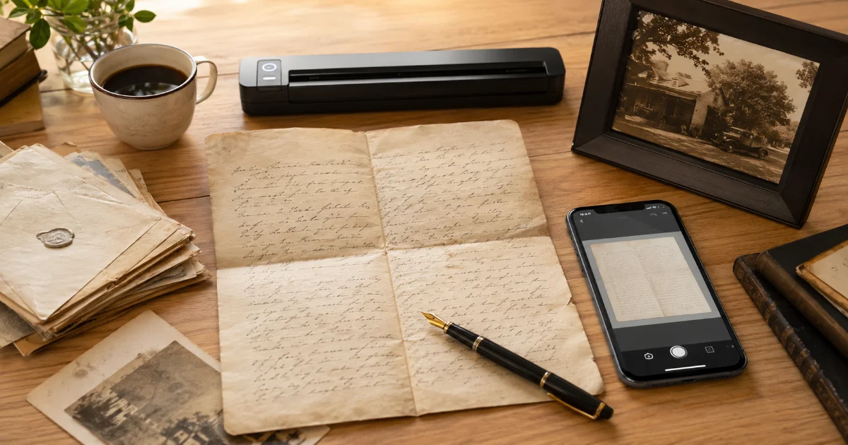 Numériser les lettres de vos grands-parents : comment les conserver