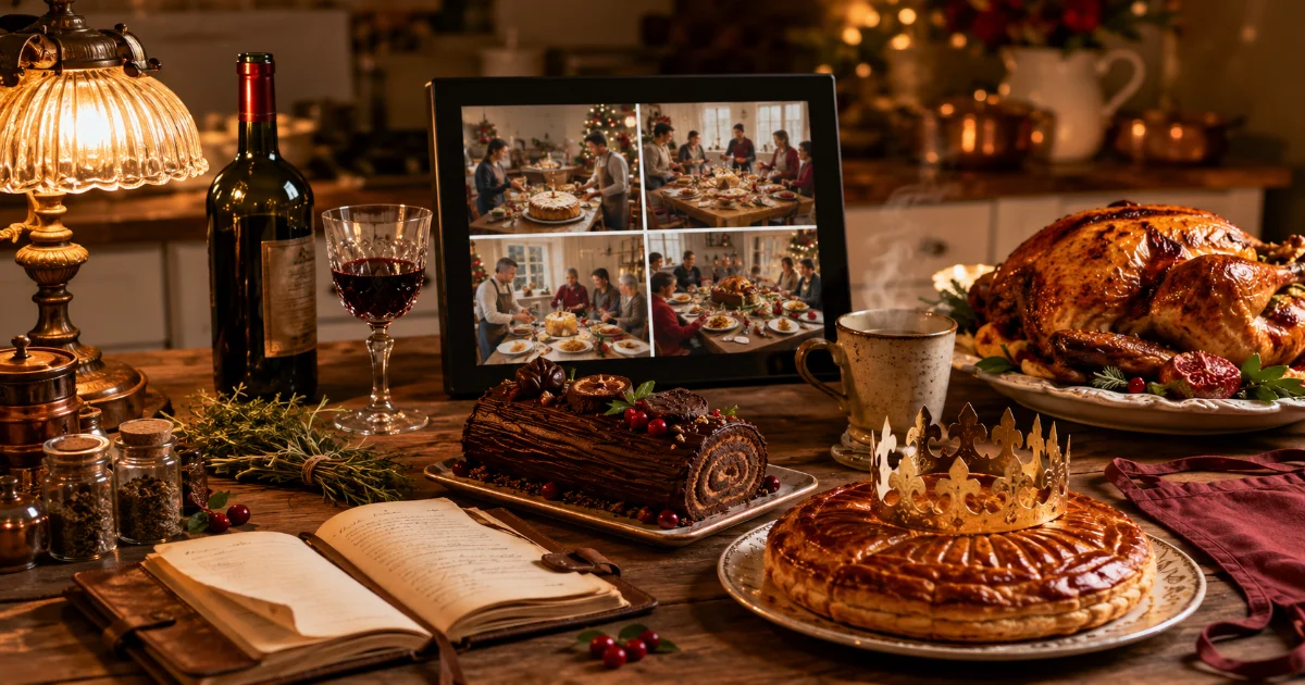 Les dindes, bûches et galettes : les rituels culinaires des fêtes