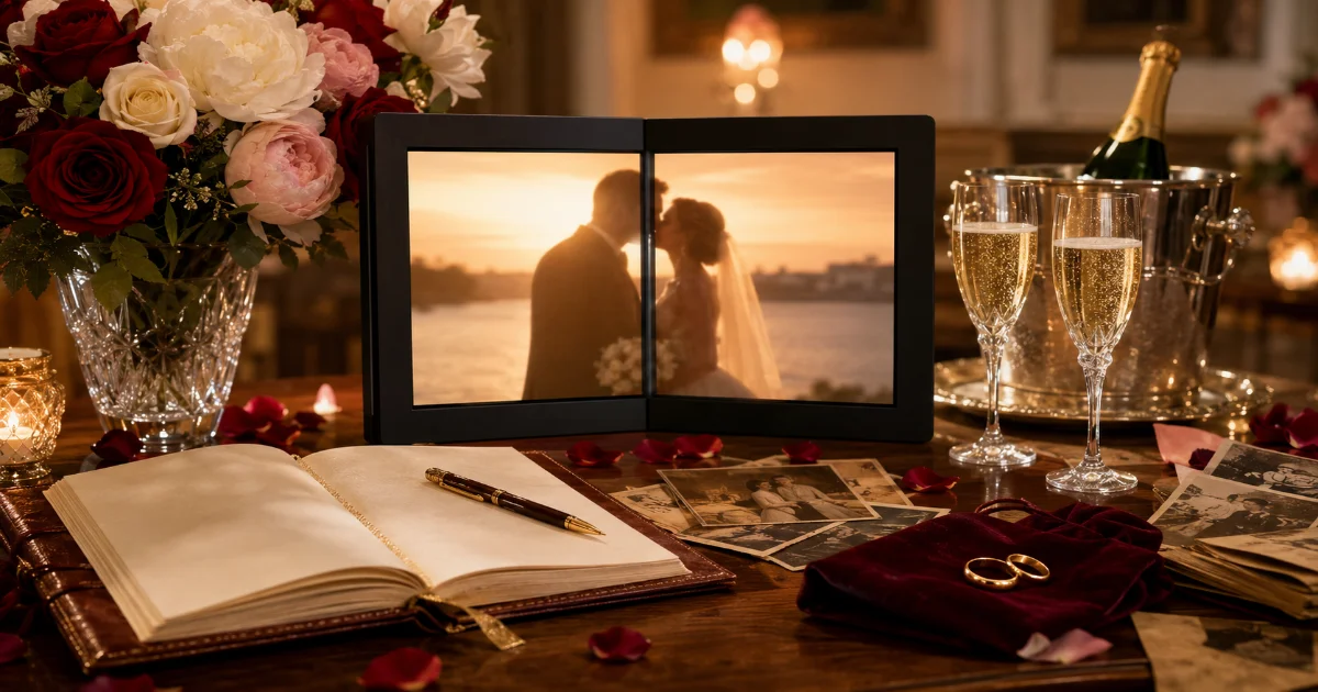 Anniversaire de mariage : offrir un souvenir animé de votre histoire d'amour