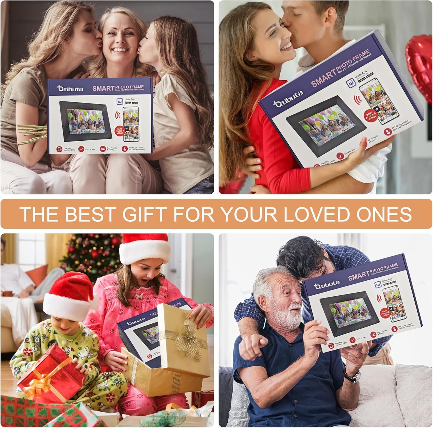 View 4 of WiFi digital photo frame 10.1" 16 GB + 5 free animated photos