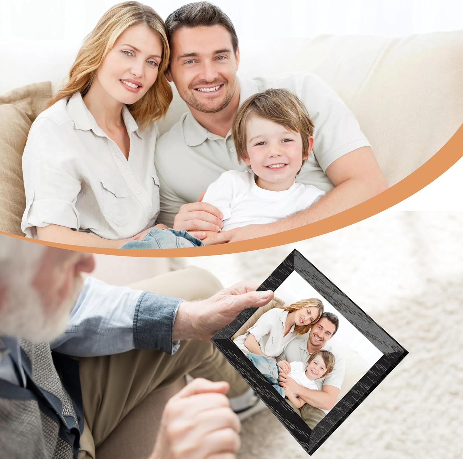 View 5 of WiFi digital photo frame 10.1" 16 GB + 5 free animated photos