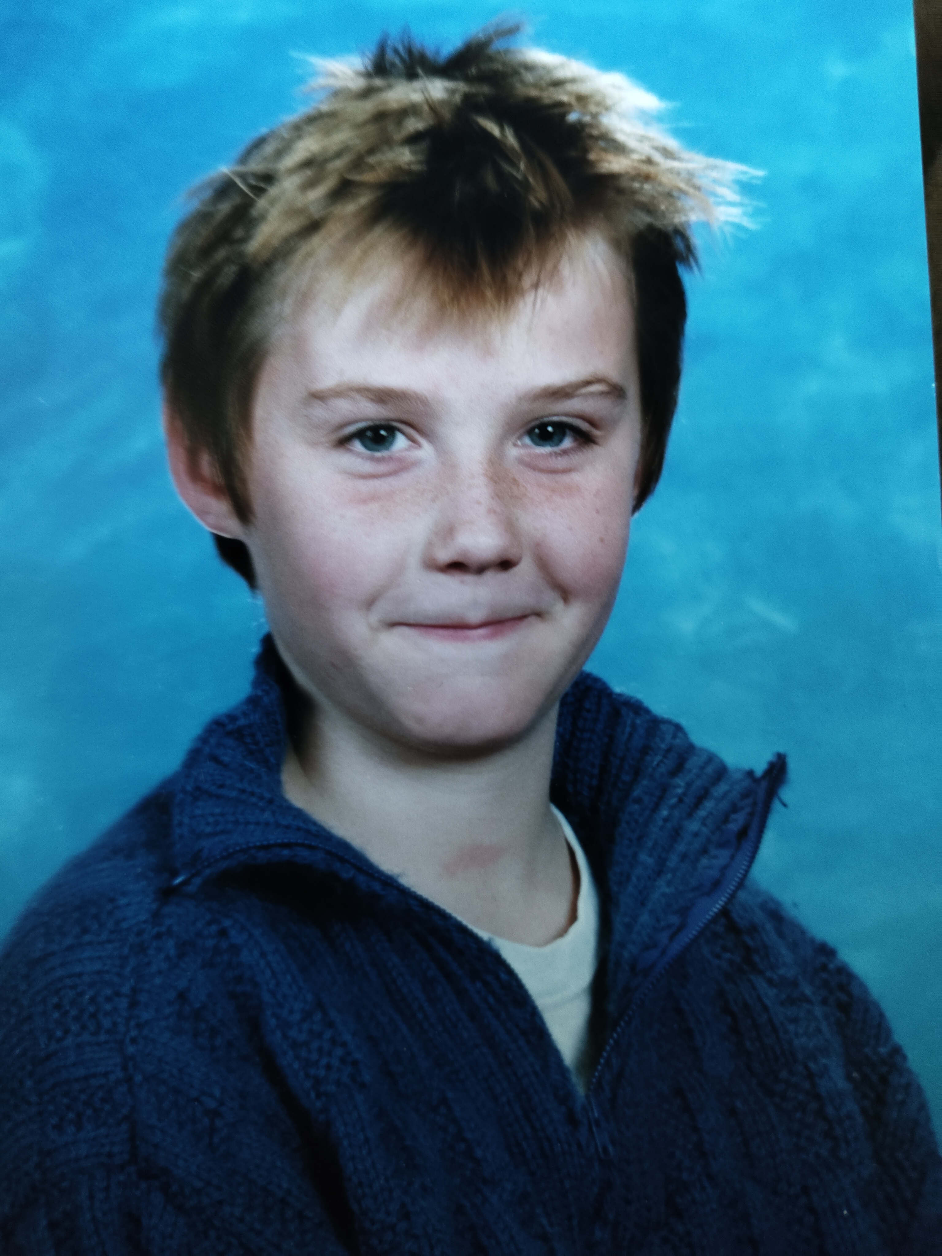 Photo de départ : portrait d'enfant